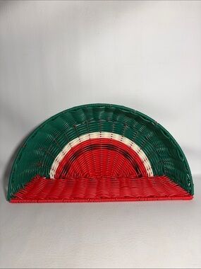 CIroa Hello Summer Resin Watermelon Slice Serving Basket